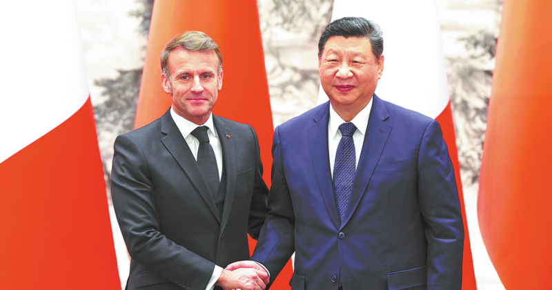 Xi, Macron vow to deepen relations