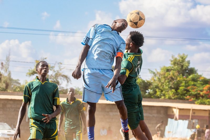 Maasai Morans swap spears for footballs in fight to protect lions