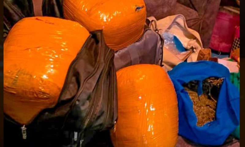 4 arrested as police seize bales of cannabis in Kibra anti-drug operation