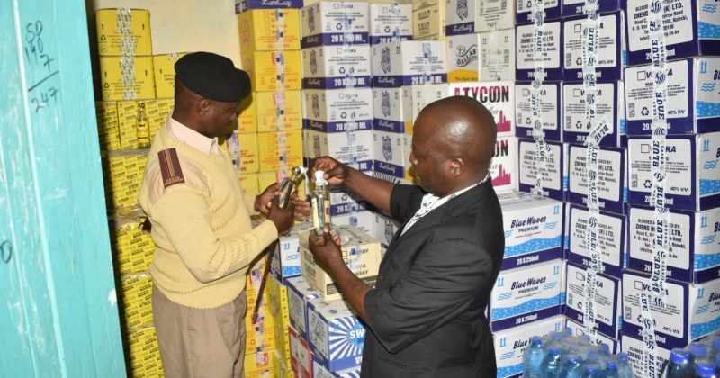 Sh3mn Counterfeit Alcohol Haul Seized in Narok as NACADA Smashes Major Syndicate