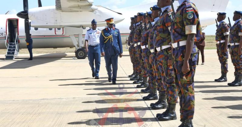 Kenya Air Force Commander Conducts Year-End Inspections at Embakasi and Moi Air Bases