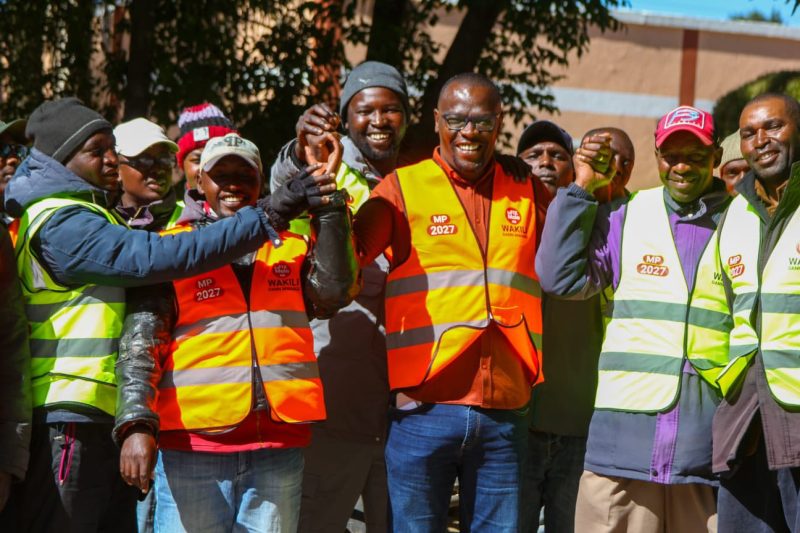 Youthful lawyer Wakili Dann Mwangi takes Molo by storm as 2027 MP race takes shape