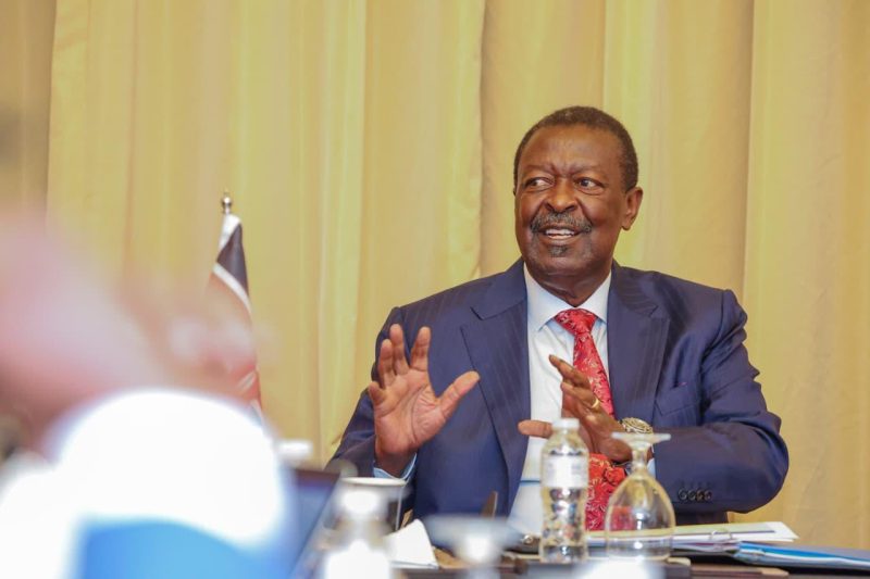 Mudavadi receives comparative study report on the administration and management of diplomatic privileges and immunities