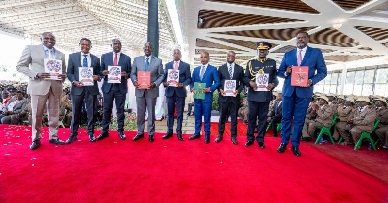 President Ruto receives Jukwaa La Usalama report at State House