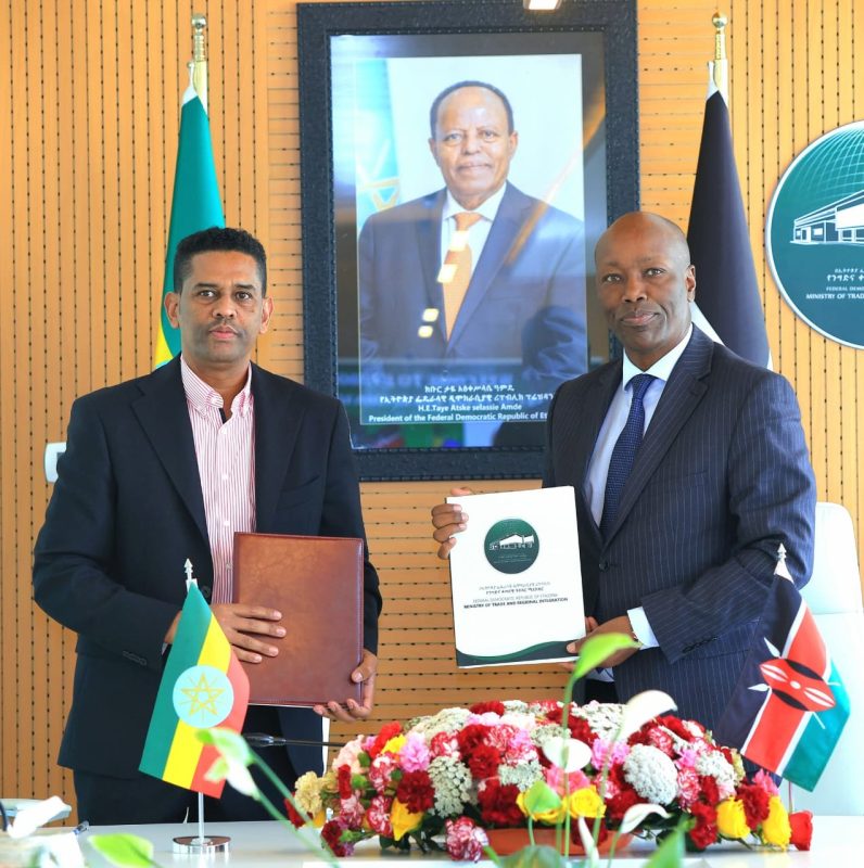 Kenya, Ethiopia ink deal to boost cross-border Trade