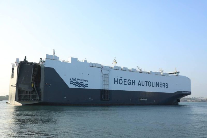 LNG – Powered Vessel Höegh Australis from Singapore Makes Historic First Call at Port of Mombasa