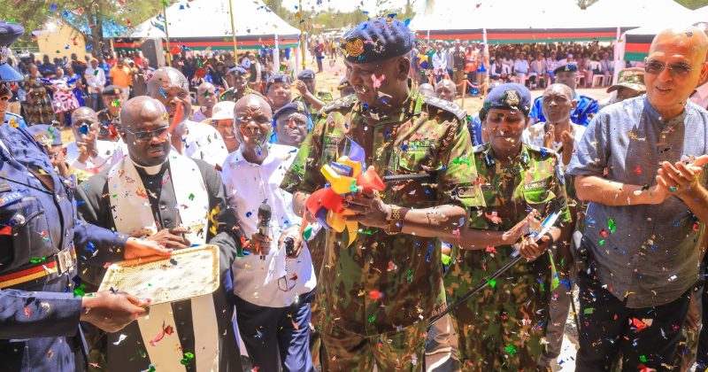 IG Kanja commissions CDF-funded police station in Kisumu