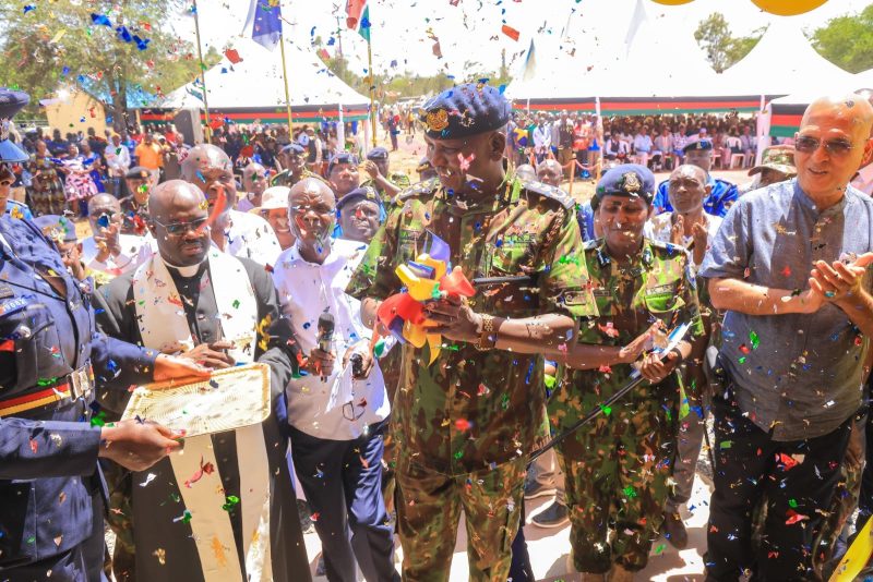 IG Kanja commissions CDF-funded police station in Kisumu
