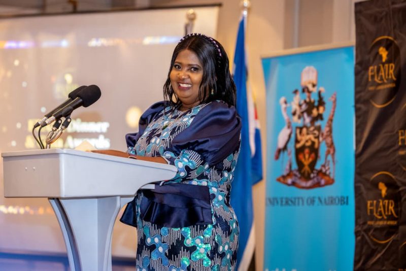 Dr. Joyce Kithure urges African women to lead change at FLAIR Gala in Nairobi