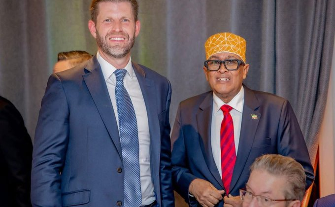 Somaliland president pitches business opportunities to Trump’s son
