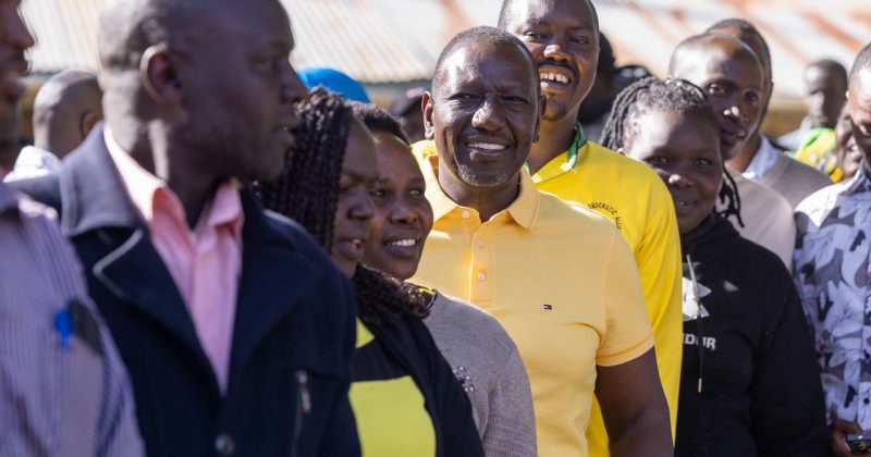 Ruto queues to vote in UDA grassroots polls in Uasin Gishu