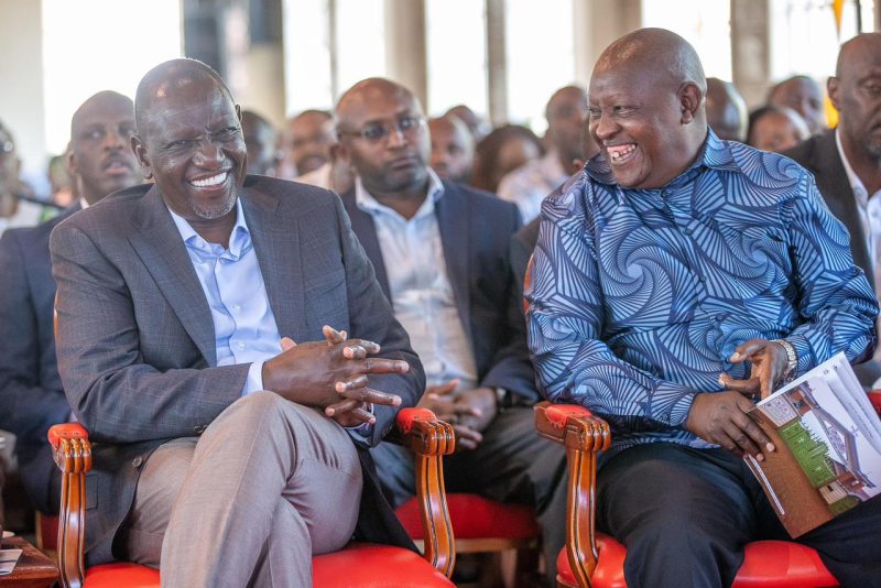 Nyeri Governor reaffirms total loyalty to Ruto
