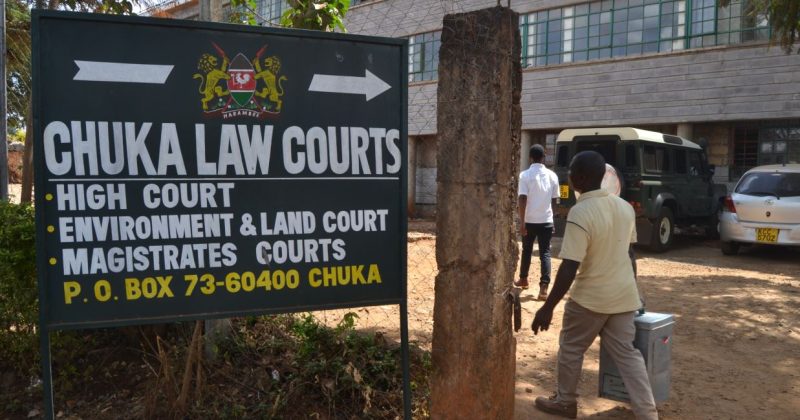 2 suspects facing shop-breaking charges escape from Chuka Law Courts