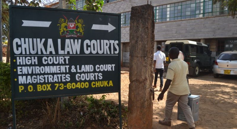 2 suspects facing shop-breaking charges escape from Chuka Law Courts
