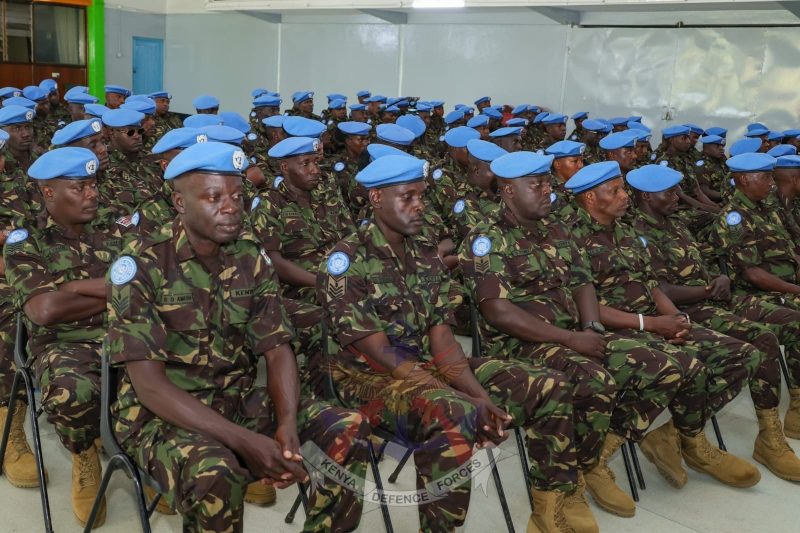KDF Troops Cleared for UN Peacekeeping Mission After Final Readiness Inspection