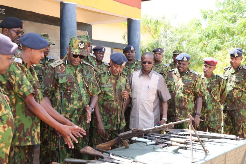 Tana River disarmament drive yields 9 illegal firearms