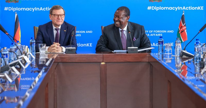 German Foreign Minister lauds Kenya’s role in regional mediation and global security efforts