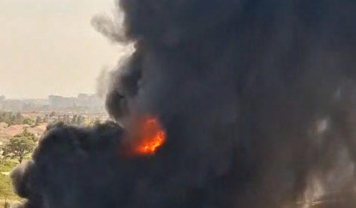 Fuel Tanker Fire Forces Closure of Southern Bypass