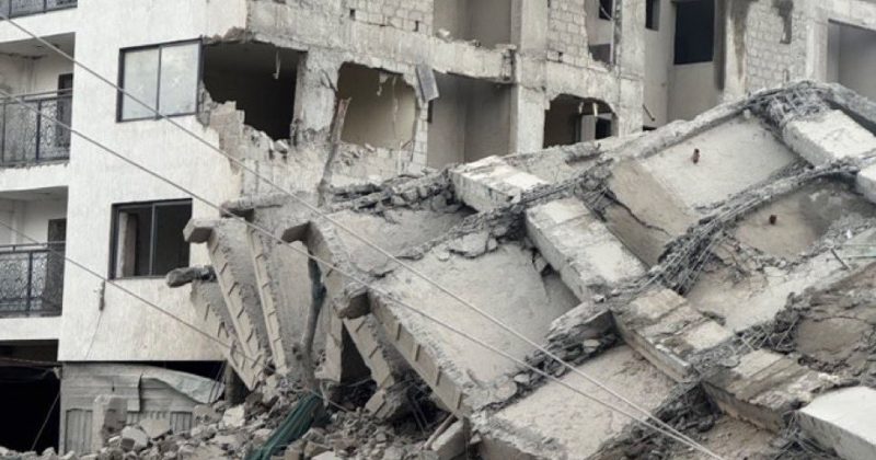 Pedestrian injured in South C building collapse, search for missing guards on