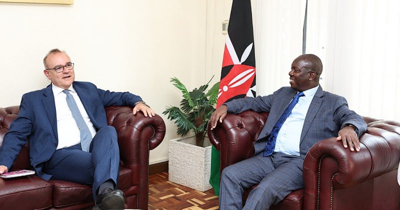 DPP Ingonga, Italian envoy discuss Kenya–Italy cooperation on transnational crime