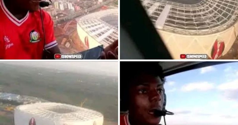 IShowSpeed in awe over Kenya’s modern Talanta Stadium