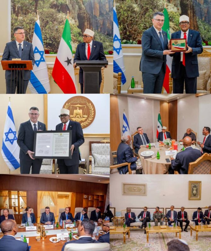 Israel’s Foreign Minister on historic visit to Somaliland