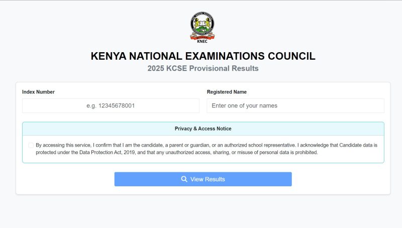 KCSE 2025: How to check your results after KNEC portal goes live