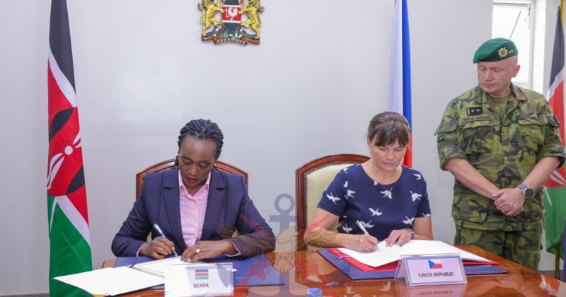 Kenya, Czech Republic sign defence cooperation agreement