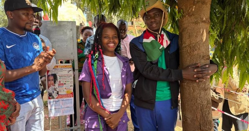 Truphena Muthoni Supports Pastor Jimmy Irungu in 80-Hour Tree-Hugging Challenge