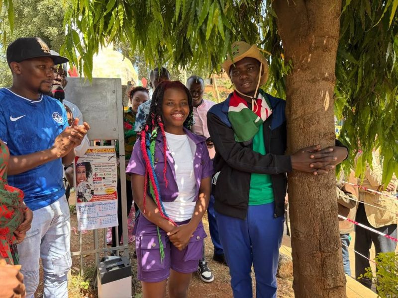 Truphena Muthoni Supports Pastor Jimmy Irungu in 80-Hour Tree-Hugging Challenge