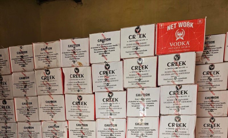NACADA-led Multi-Agency Raid Recovers Sh13mn in Fake Spirits