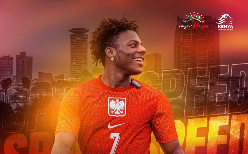 iShowSpeed Arrives in Kenya for Youth Creativity Tour with Uganda’s Tenge Tenge