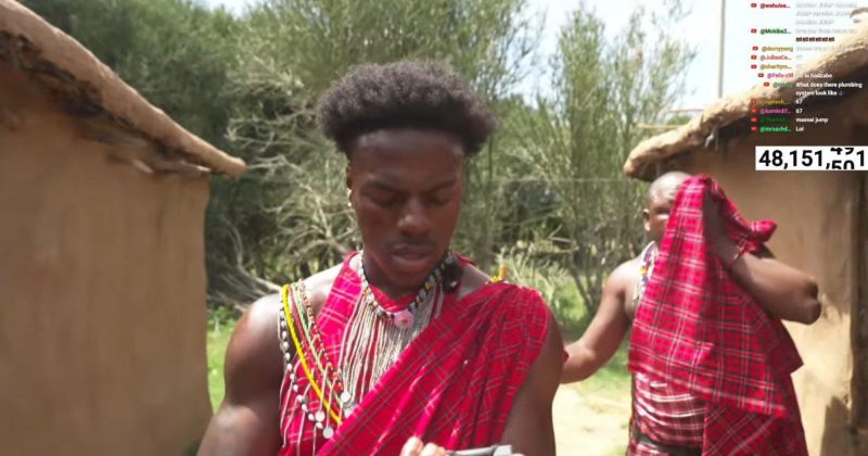 IShowSpeed Crowned Nyangulo After Defeating Maasai Jumpers in Kenya