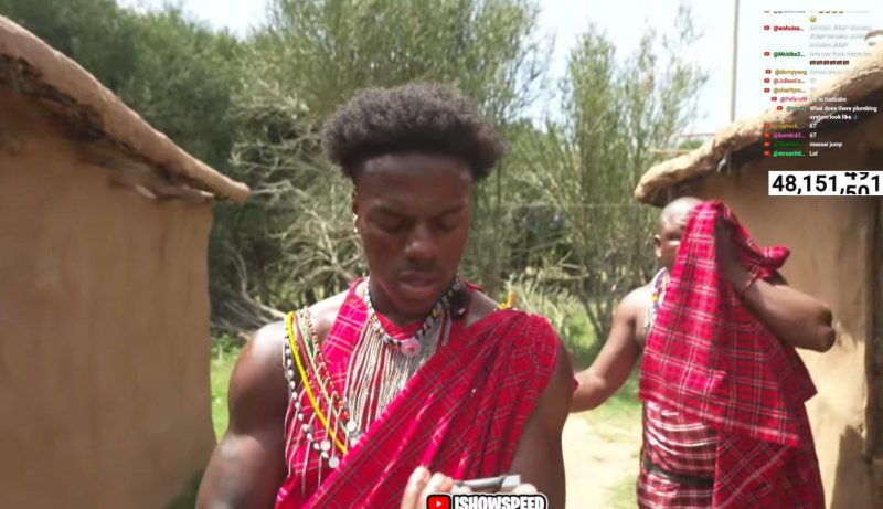 IShowSpeed Crowned Nyangulo After Defeating Maasai Jumpers in Kenya