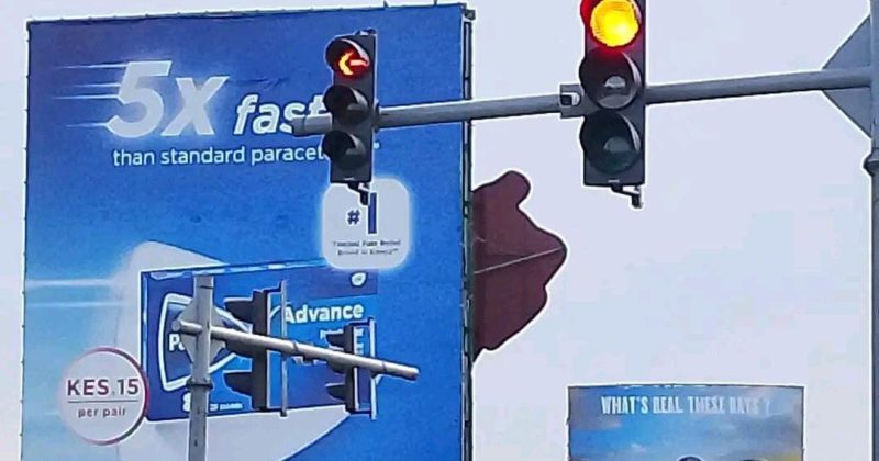 Kisumu Installs First Traffic Lights on Major Roundabouts Along Jomo Kenyatta Highway