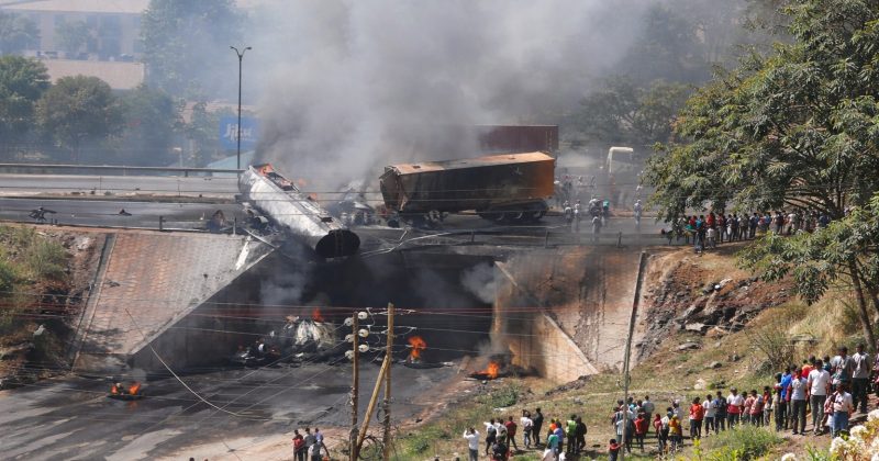 Traffic resumes on Nairobi Southern Bypass after oil tanker explusion