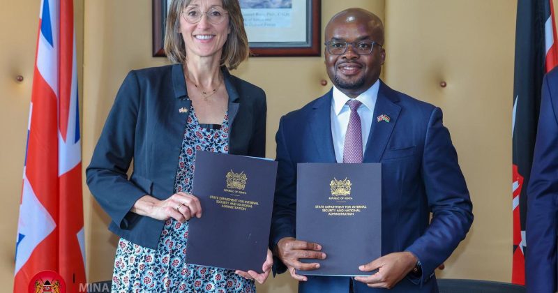 Kenya signs MoU with UK, IOM, and VALAR to strengthen border security