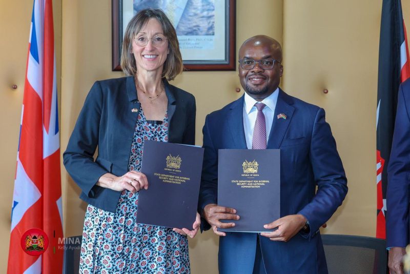 Kenya signs MoU with UK, IOM, and VALAR to strengthen border security