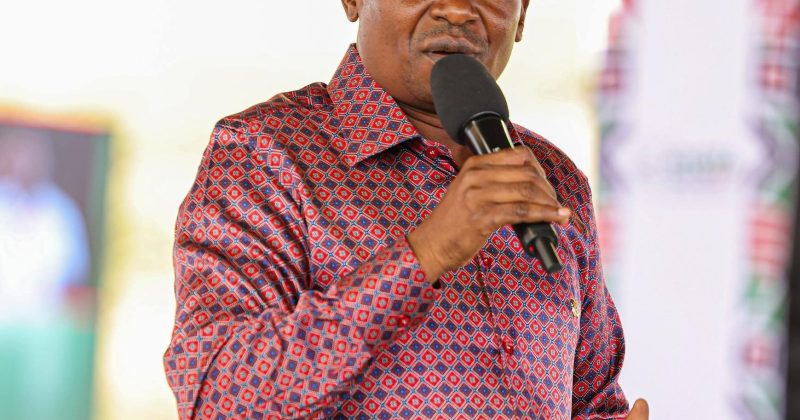 Stop Politicising Drought, Kindiki tells Gachagua