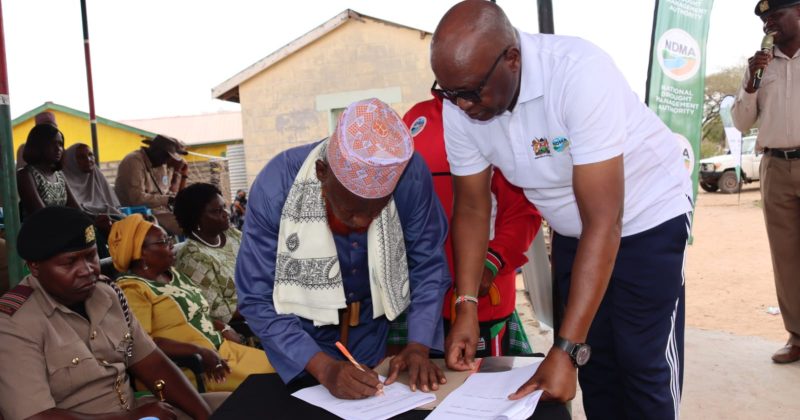 Isiolo, Garissa and Meru communities sign joint resource-sharing pact