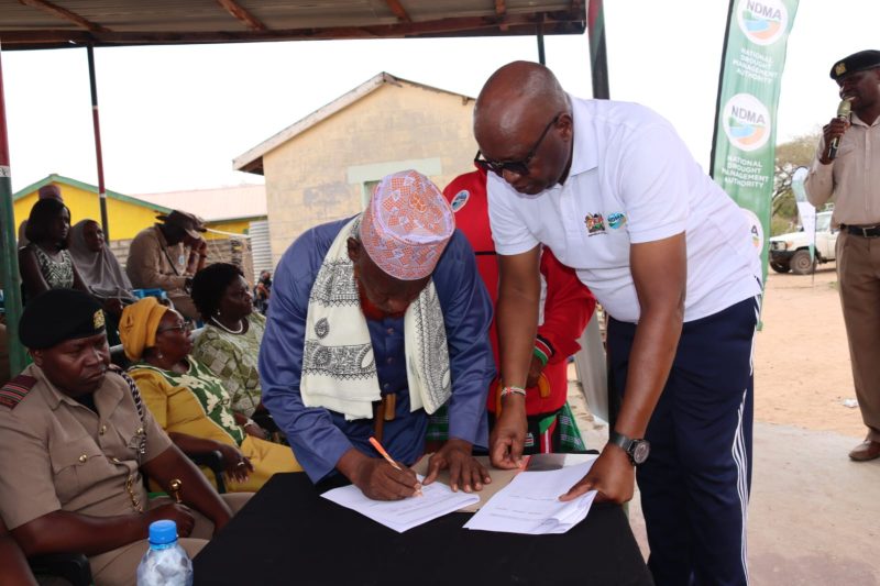 Isiolo, Garissa and Meru communities sign joint resource-sharing pact