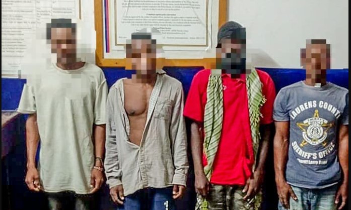 4 suspected ‘Panga Boys’ gang members arrested in Kwale robbery