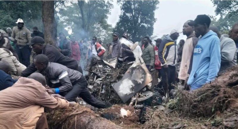 6 reported dead after helicopter crashes in Mosop, Nandi County