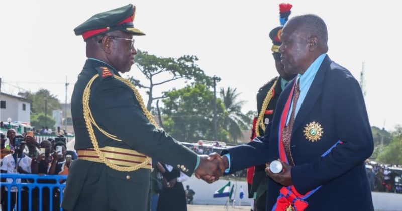 Opande honoured by Sierra Leone for role in civil war peacekeeping