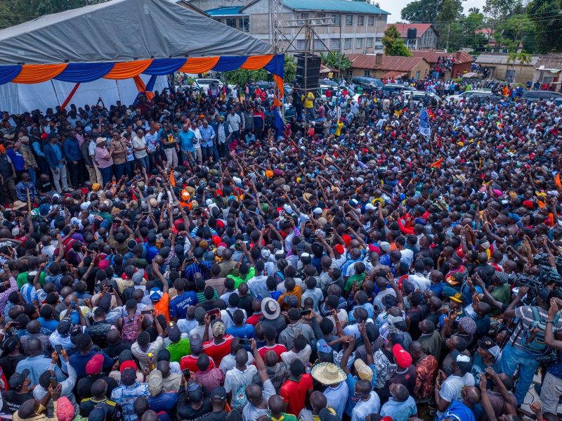 Sifuna’s Kakamega Rally Refuses to Fold Despite Teargas, State Push-back