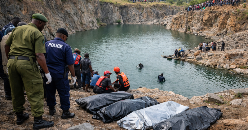 Police question drowning theory in Kisumu quarry deaths amid conflicting accounts