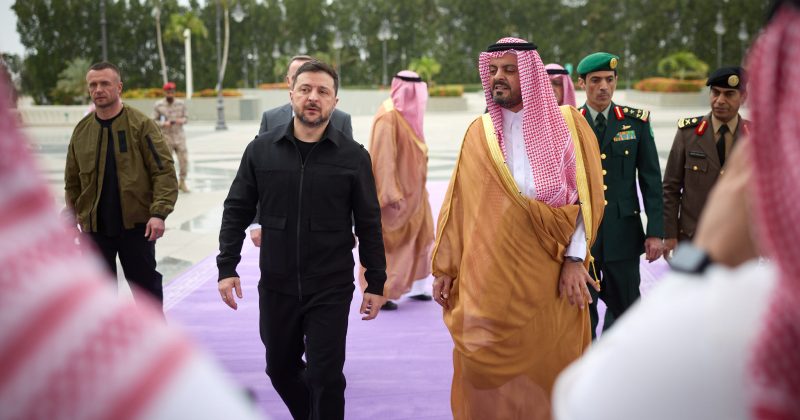 Zelensky visits Saudi Arabia after offering Ukraine’s drone expertise