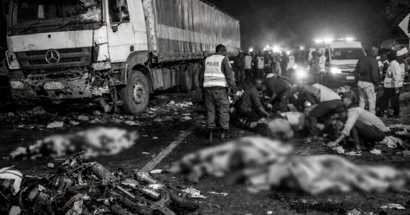 14 dead, 16 injured as truck rams crowd at motorcycle crash scene in Webuye
