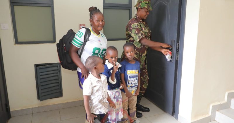 KDF Families Move Into 500 New Housing Units at Roysambu Military Camp