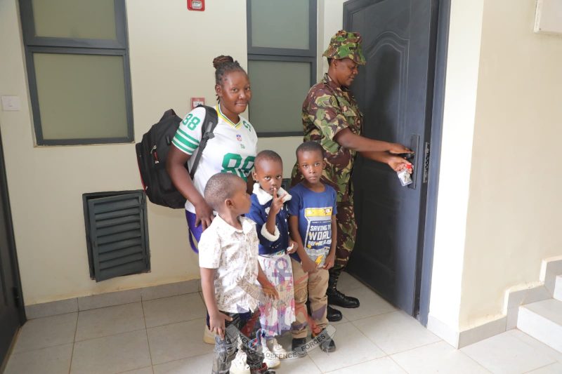 KDF Families Move Into 500 New Housing Units at Roysambu Military Camp
